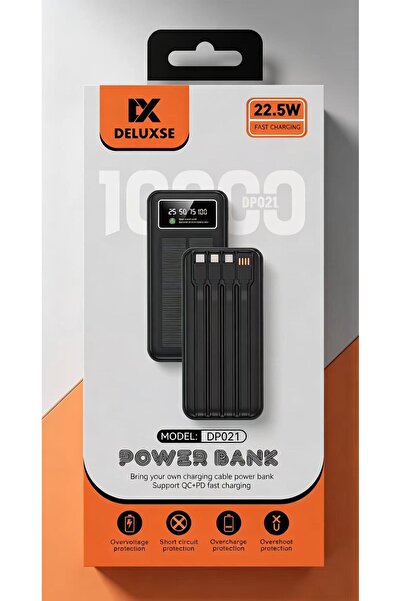 DELUXSE Güneş Enerjisiyle Dolan PowerBank