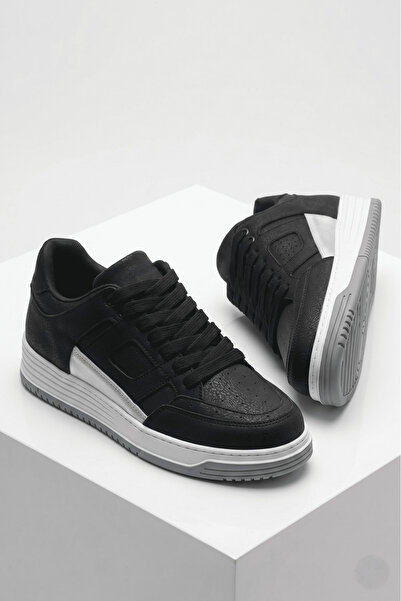 Zerenyus Zrc2410 High Quality High Sole Men's Sneaker Black