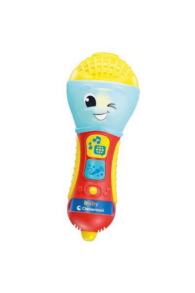 CLEMENTONI Baby Sesli ve Işıklı Bebek Mikrofonu