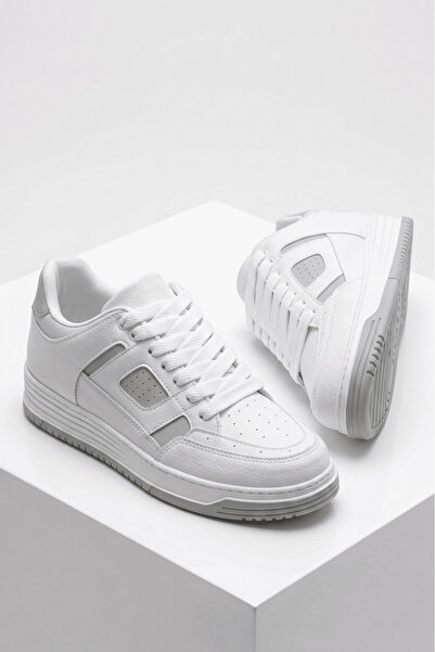 Zerenyus Zrc2410 High Quality High Sole Men's Sneaker White Gray