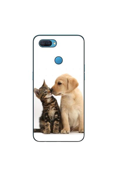 OEM Husa compatibila cu Oppo A12 Silicon Gel Tpu Model Pisicuta Catelus Prieteni