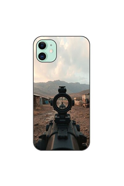 OEM Husa compatibila cu Apple iPhone 11 Silicon Gel Tpu Model First Person Sh...