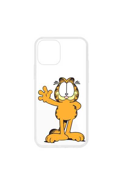 OEM Husa compatibila cu Apple iPhone 12 Pro Silicon Transparenta Model Garfie...