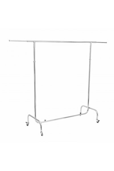 OEM Metal garment rack, adjustable, with side extensions, chromed