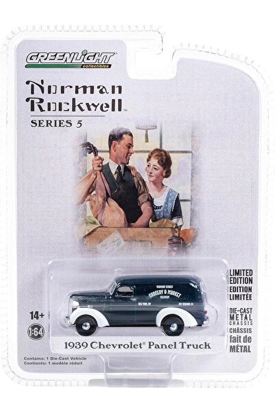 Greenlight 1939 Chevrolet Panel Truck 1/64 Model Araba