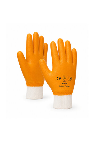 NZB Yellow White All Nitrile Coated Work Gloves 10 XL High Quality Ce Certifi...