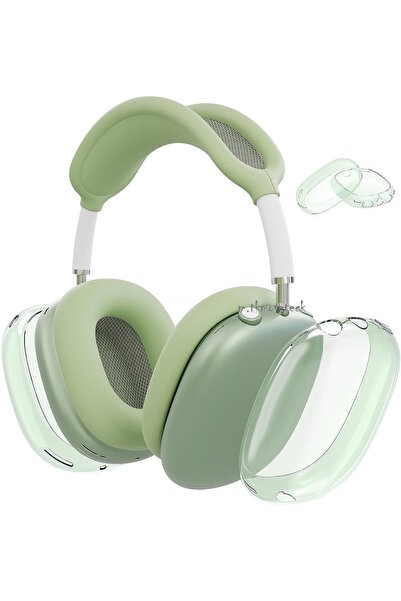 m.tk moveteck Airpods Max ile Uyumlu Yumuşak TPU Koruyucu Renkli Şeffaf Silik...