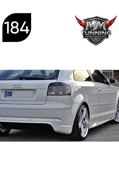 MMTUNNİNG AUDİ A3 8P 2 KAPI- 5KAPI YAN MARŞPİYEL SETİ (BOYASIZ GÖNDERİLECEKTİR)