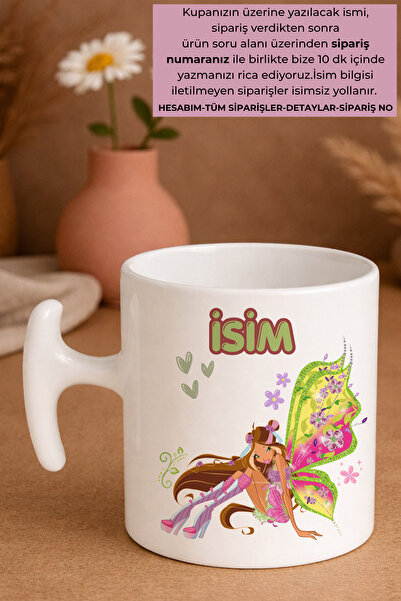 İsme Özel, Winx Flora Kupa Bardak