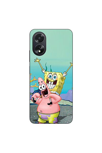 OEM Husa compatibila cu Oppo A18 4G Silicon Gel Tpu Model Spongebob