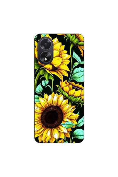 OEM Husa compatibila cu Oppo A38 4G Silicon Gel Tpu Model Floarea Soarelui AI