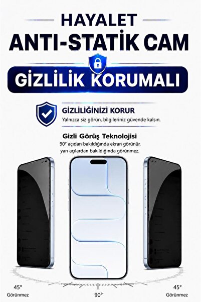 3GEN CASE واقي شاشة زجاجي للخصوصية متوافق مع iPhone 17 Air، زجاج مقسى 9H غير ...