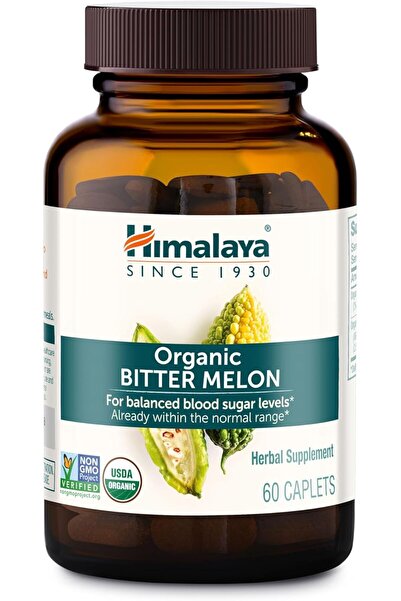 Himalaya Organic Bitter Melon - Herbal Glucose Metabolism Support - Non-GMO, ...