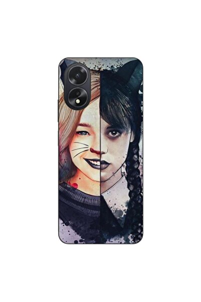 OEM Husa compatibila cu Oppo A38 4G Silicon Gel Tpu Model Wednesday si Enid S...