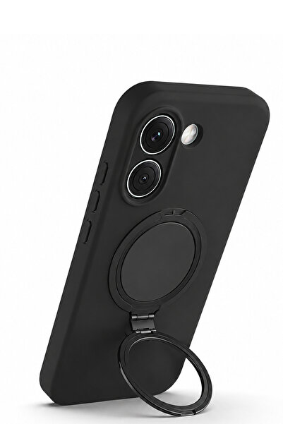 Nezih Case Xiaomi Poco X8 Pro Uyumlu İçi Kadife Stand Olabilen Halka Yüzüklü ...