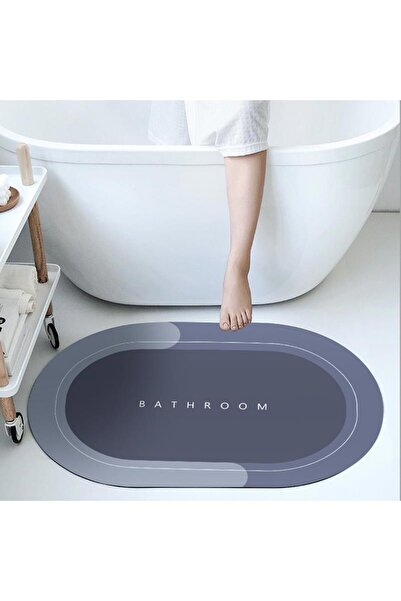 Matto home Sihirli Süper Su Emici Kaymaz Tabanlı Diatomit Banyo Paspası (40x6...