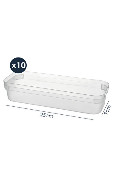 Noir Bloom 10-Piece Modular Set Spoon Holder Drawer Organizer Fork Spoon Knif...