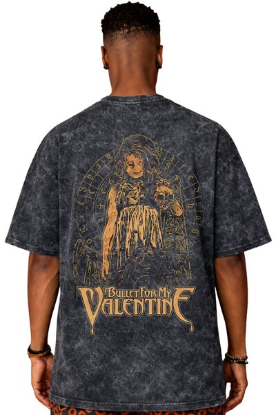 SEVBANO Bullet for My Valentine Rock Metal Music Band Back Printed Unisex Ove...