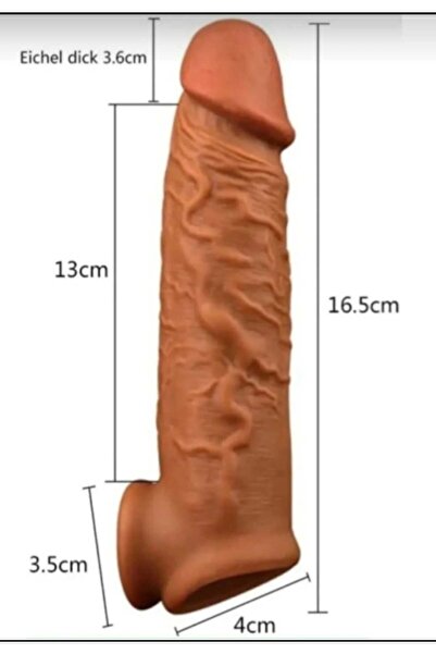 penis kılıfı 14 cm esnek silikon