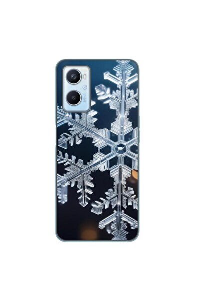 OEM Husa compatibila cu Oppo A96 4G Silicon Gel Tpu Model Big Snowflake