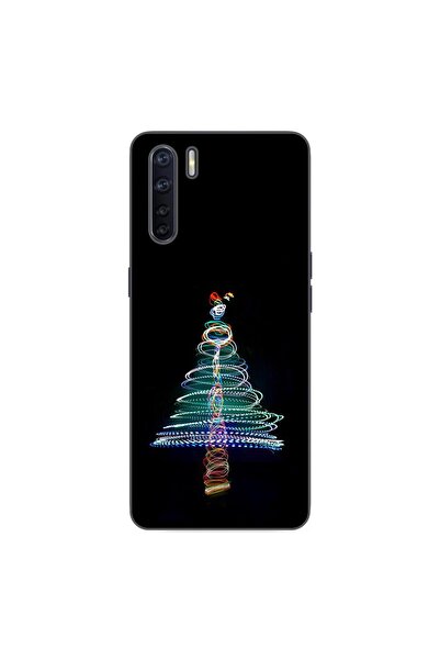 OEM Husa compatibila cu Oppo A91 Silicon Gel Tpu Model Craciun Brad Neon