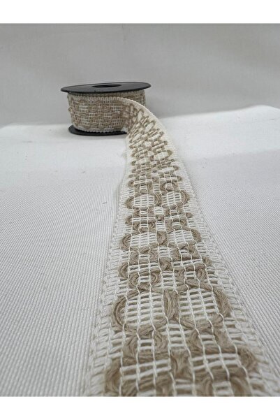 KAYA ARNİCA TEKSTİL Wicker Textured Knitted Ribbon / 3 Meters