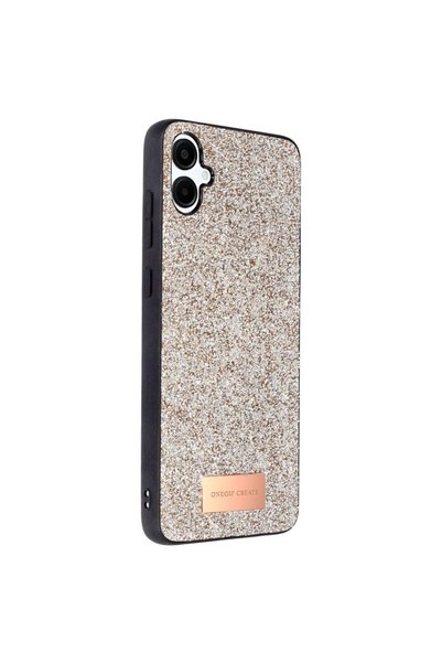 Ethab Ticaret Glb-Stl41414 Onegif Samsung Galaxy A06 Bright Glitter Cover - Gold