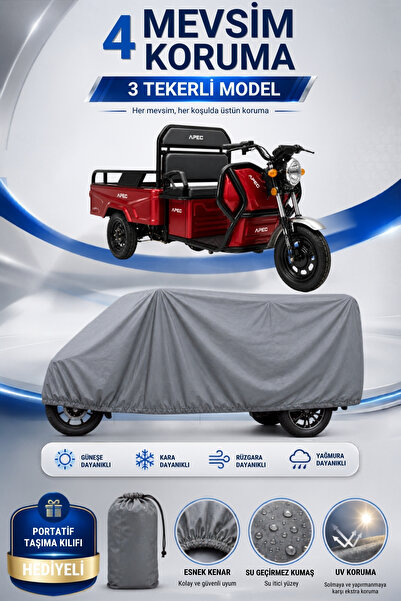Motobros Motorcycle Tarpaulin Apec Apt4 3-Wheel Electric Vehicle Tarpaulin Gr...