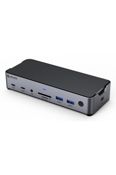 eSTUFF Stație de andocare triplă USB-C