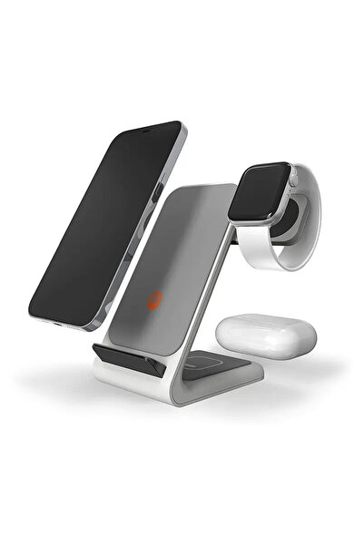STM ChargeTree Swing – Încărcător wireless 3 în 1 pentru iPhone, AirPods și A...