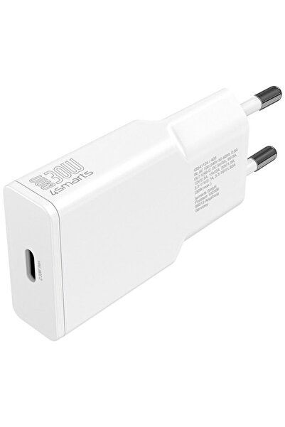 4smarts Încărcător de rețea PDPlug Slim 30W GaN USB-C alb
