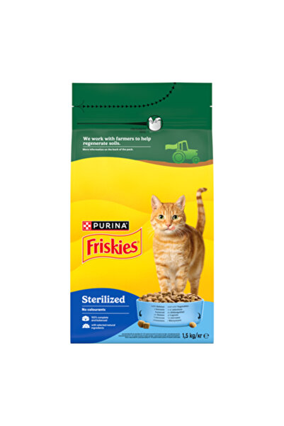 Friskies Dry Food for Sterile Cats Salmon and Vegetables 1.5 Kg