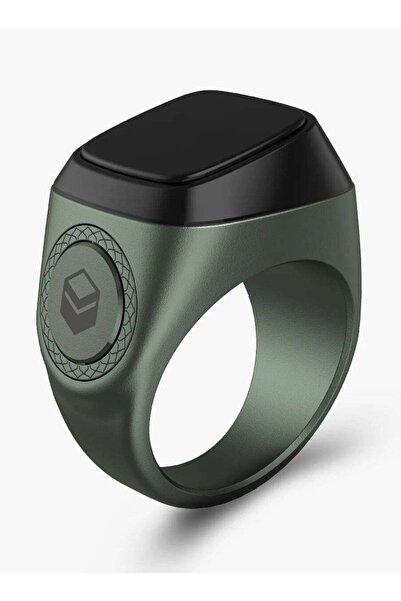 iqibla Digital Counter Tasbeeh SMART Zikr Ring Metal 20mm Green