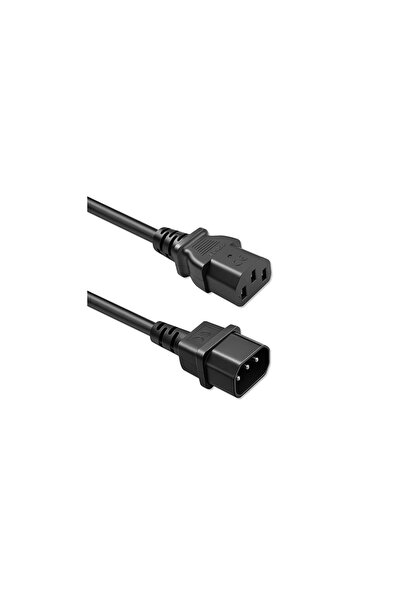 Qoltec Cablu de alimentare IEC C13 |   C14 |   3x1.0mm² |   1m