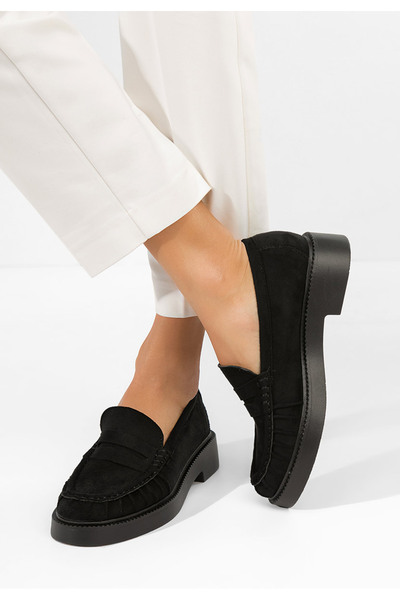 B T Shoes Mocasini dama Julietta negri