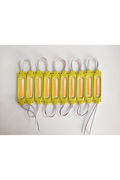 REPLAX Parmak Cob Led Turuncu 24 Volt Su Geçirmez 10,lu 3m Bantlı Kesilebilir...