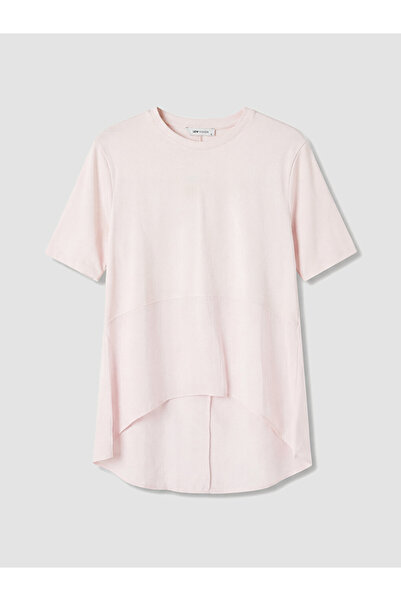 LC Waikiki Rmz Gi̇yi̇m Farkiyla Zero Roba Collar Women's T-Shirt