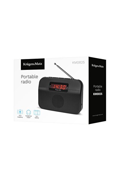 Kruger&Matz Radio Radio Portable Analog Kruger &amp; Matz Model Km0825