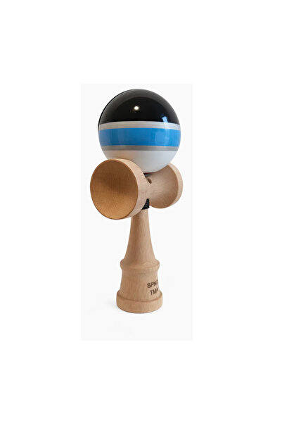 Kendama Spike V3, albastru, cupe mari, grip super sticky, 80cm
