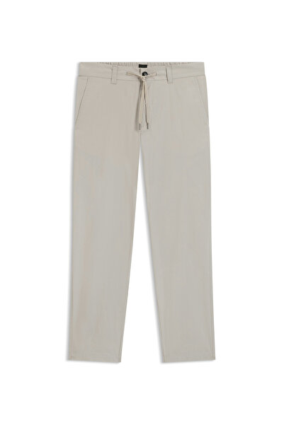 BOSS Bej Erkek Regular Fit Pantolon Chino-Tapered-DS-9_50560372