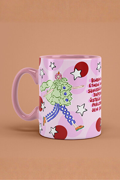Hello Melody Design "Parliyorum" Mug from the Mug Series - Original Design Di...