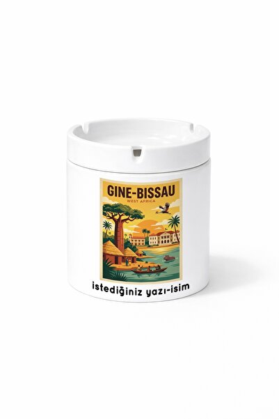 Kirbi Reklam Guinea-Bissau - Gine-Bissau City Double-Sided Printed Ashtray As...