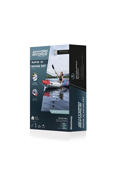 BESTWAY 65176 Rapid X1 Tek Kişilik Kano Seti 2.90m x 91cm