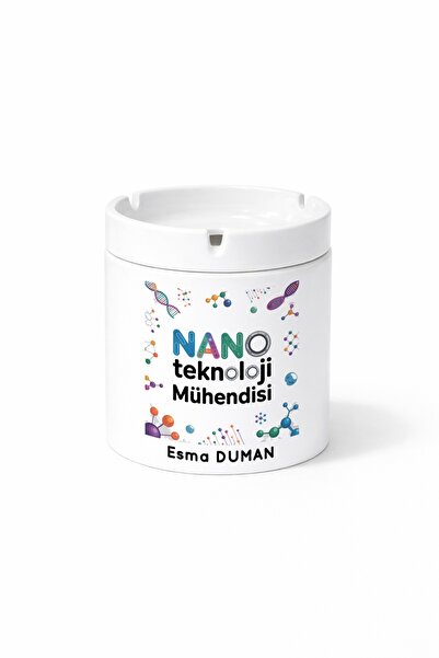 Kirbi Reklam Nano Technology Engineer Profession Double-Sided Printed Ash Tra...