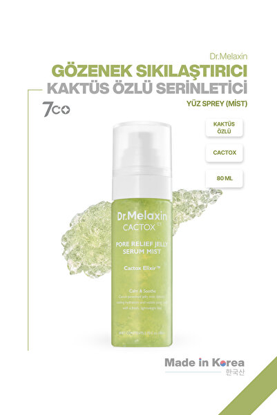 Dr.Melaxin Gözenek Sıkılaştırıcı | Kaktüs Özlü | Serinletici Jel Sprey Serum ...
