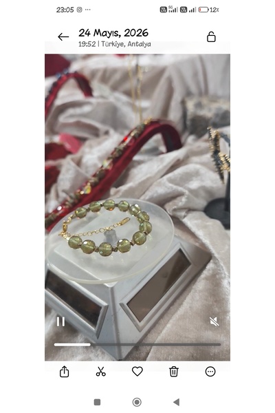 AZERİYA ACCESSORY ZULTANİT DOĞAL TAŞ BİLEKLİK