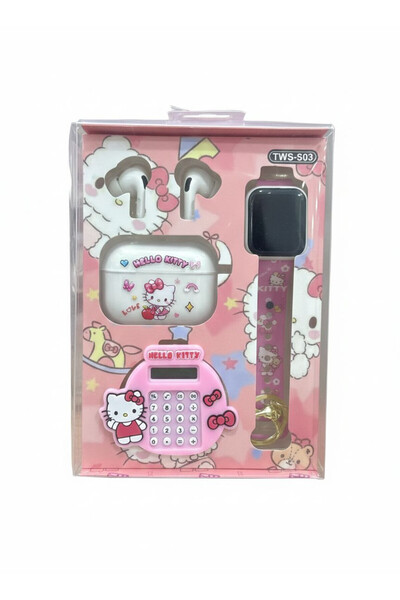 Toybox My Melody 3-in-1 Kids Kit with Bluetooth Headphones, Watch, and Calcul...