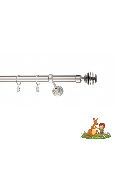 KLEIDECO Galerie simpla perdea Italia, Metal, Diametru 19mm, Capete Catania, ...
