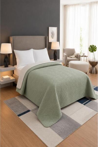 Çeyiz Diyarı Nova Ultrasonic Quilted Double-Sided Double Size 200X220 cm Sing...