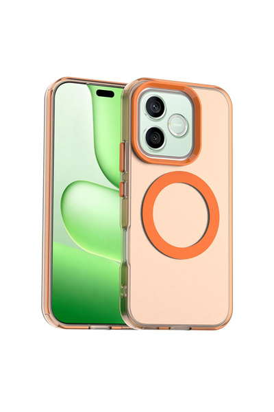 Evolium Husa Telefon pentru Honor 600 Lite, MagSafe, TPU, Evolium, Portocaliu
